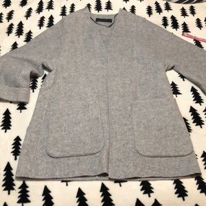 Zara sweater jacket M